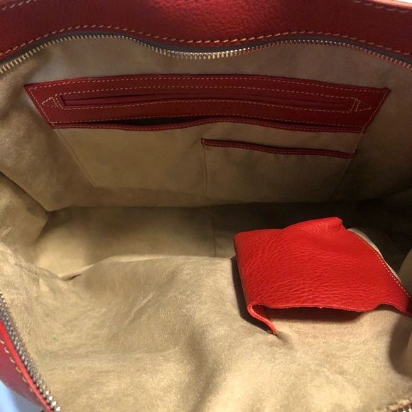 Red & Brown Leather Crossbody from The Manual Co. - Picture 5 of 5